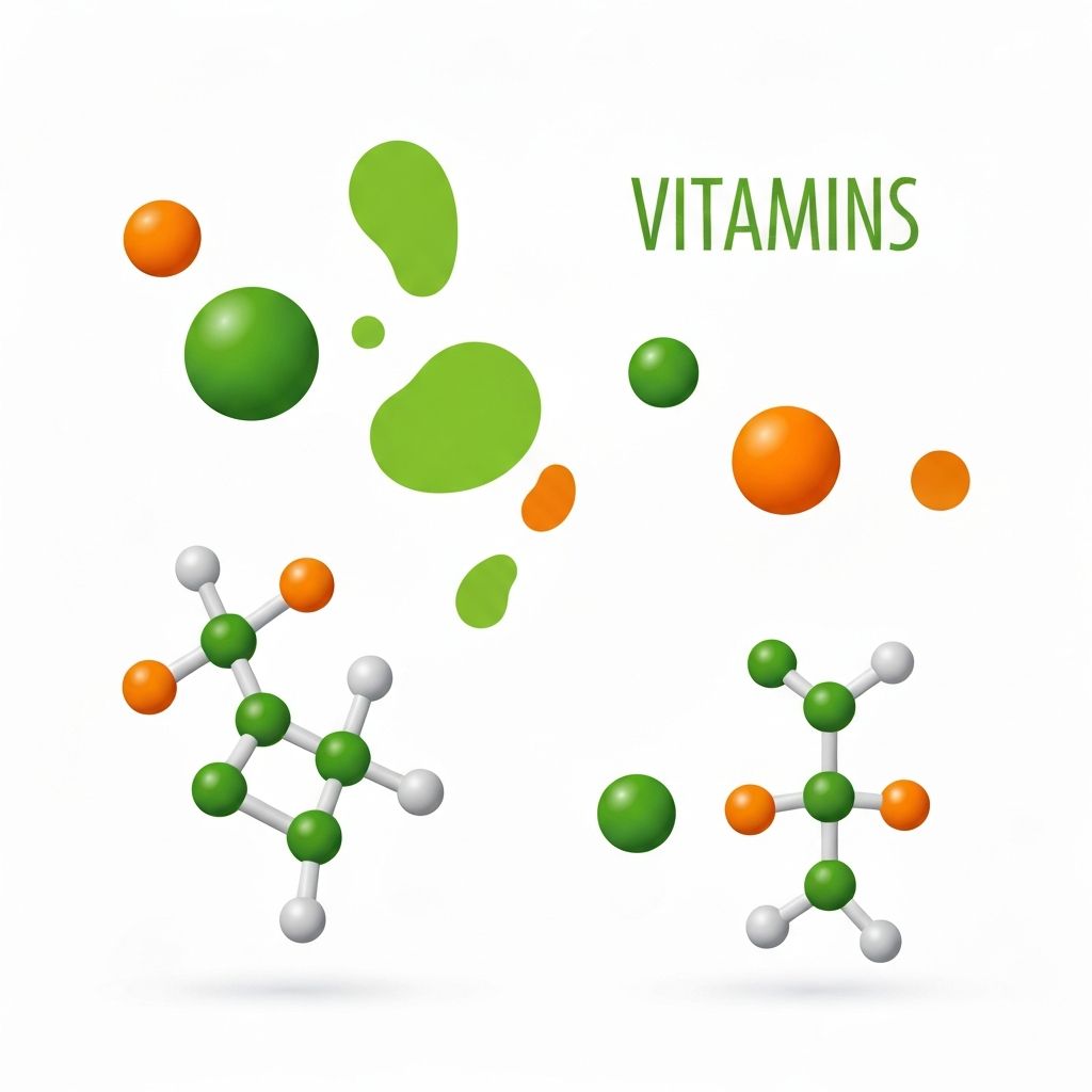 Infografik fungsi berbagai vitamin dalam tubuh